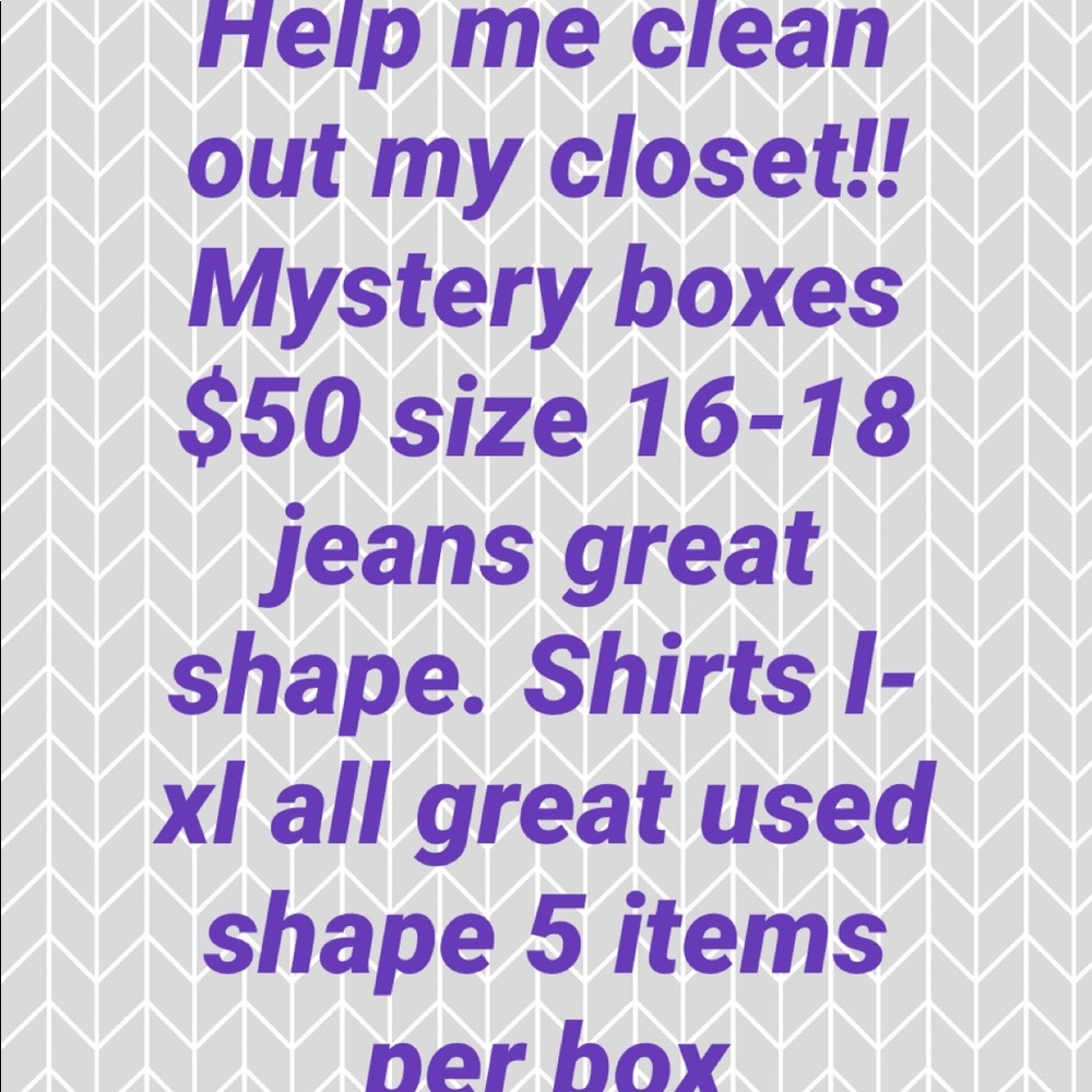 Mystery box sale